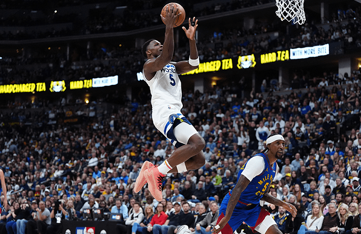La primera ronda de los playoffs contó con una actuación estelar de Anthony Edwards